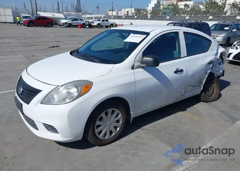 2014 Nissan Versa 1.6 S from USA, damaged, VIN 3N1CN7AP7EL866097